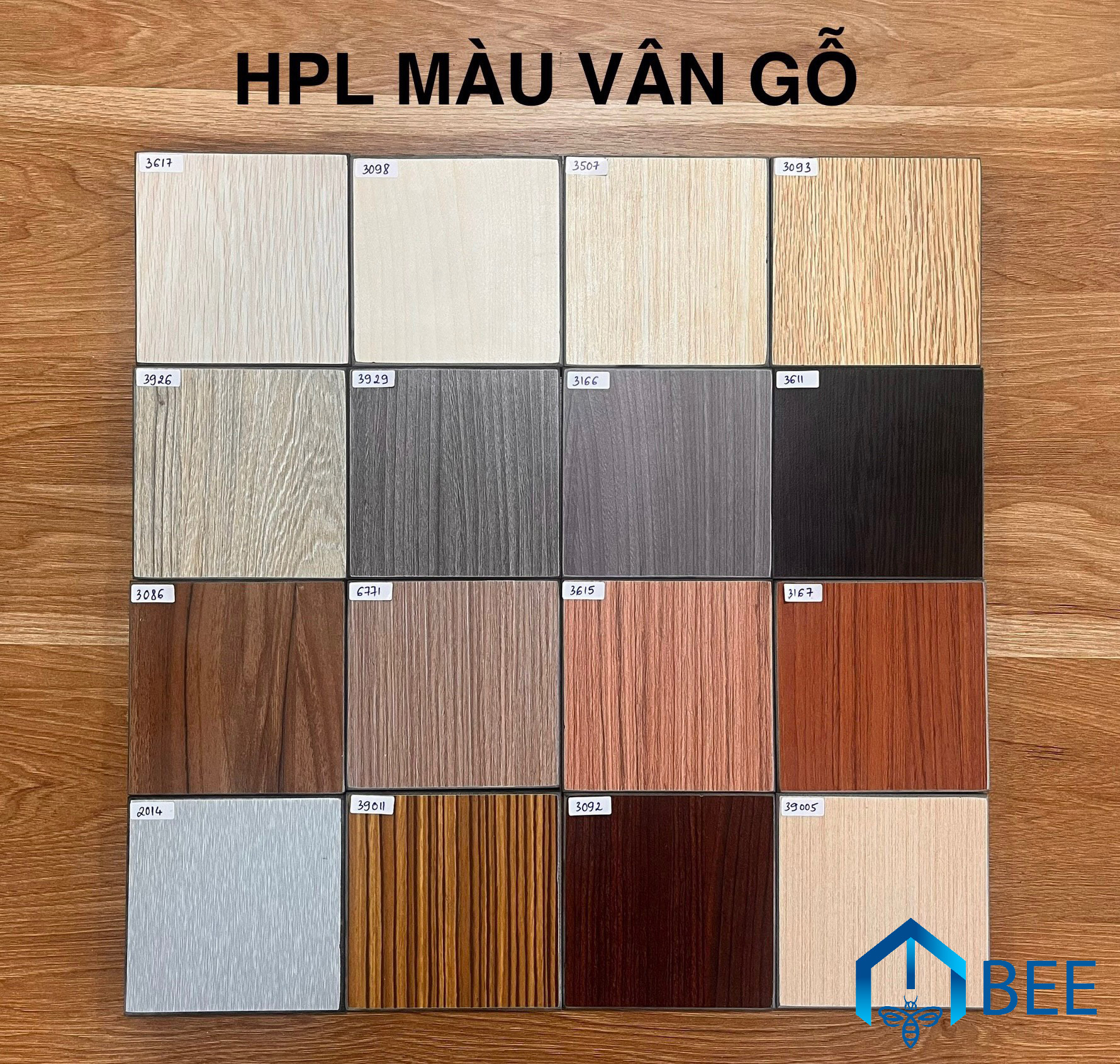 Bảng màu tấm compact HPL CDF tại Mbee