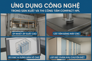 Ứng Dụng Công Nghệ Trong Thi Công Tấm Compact HPL