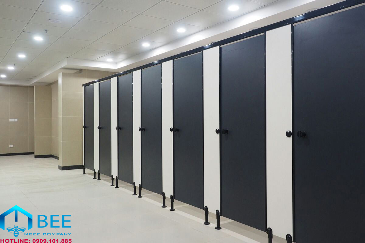Dịch vụ thi công vách ngăn vệ sinh tấm Compact tại Hà Nội