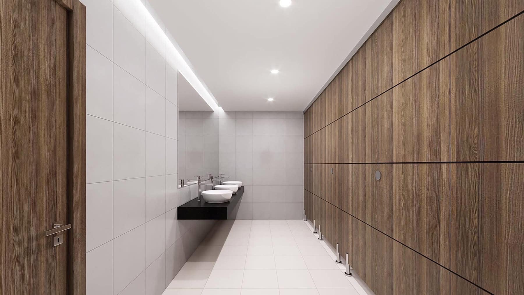 Thi Công Vách Ngăn Vệ Sinh Tấm Compact HPL Tại Phường Cầu Ông Lãnh, TP. Hồ Chí Minh