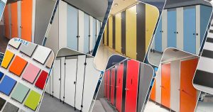 THI CÔNG VÁCH NGĂN VỆ SINH TẤM COMPACT – MBEE