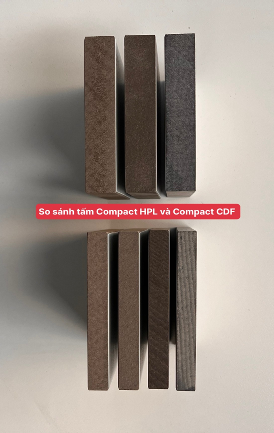 Tấm Compact HPL và Tấm Compact CDF