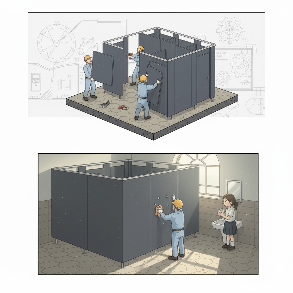 Ưu Điểm Khi Thi Công Vách Ngăn Tấm Compact CDF