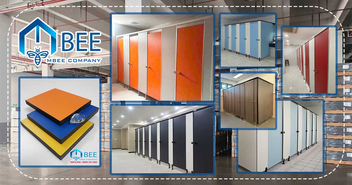 Vách Ngăn Vệ Sinh Tấm Compact HPL 12mm
