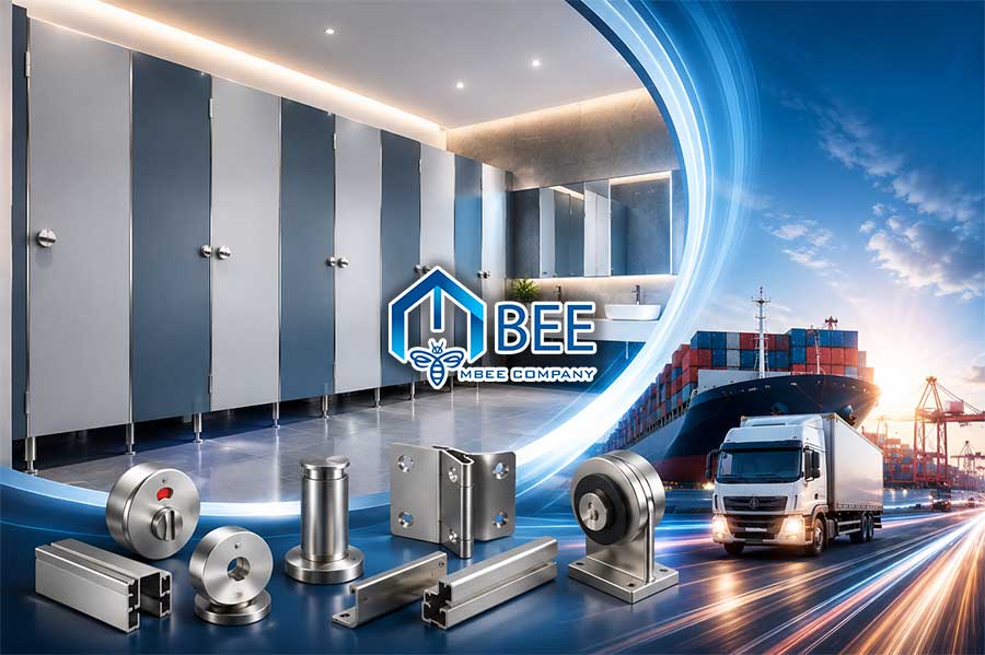 MBEE Cung Cấp Phụ Kiện Vách Ngăn Vệ Sinh Tấm Compact