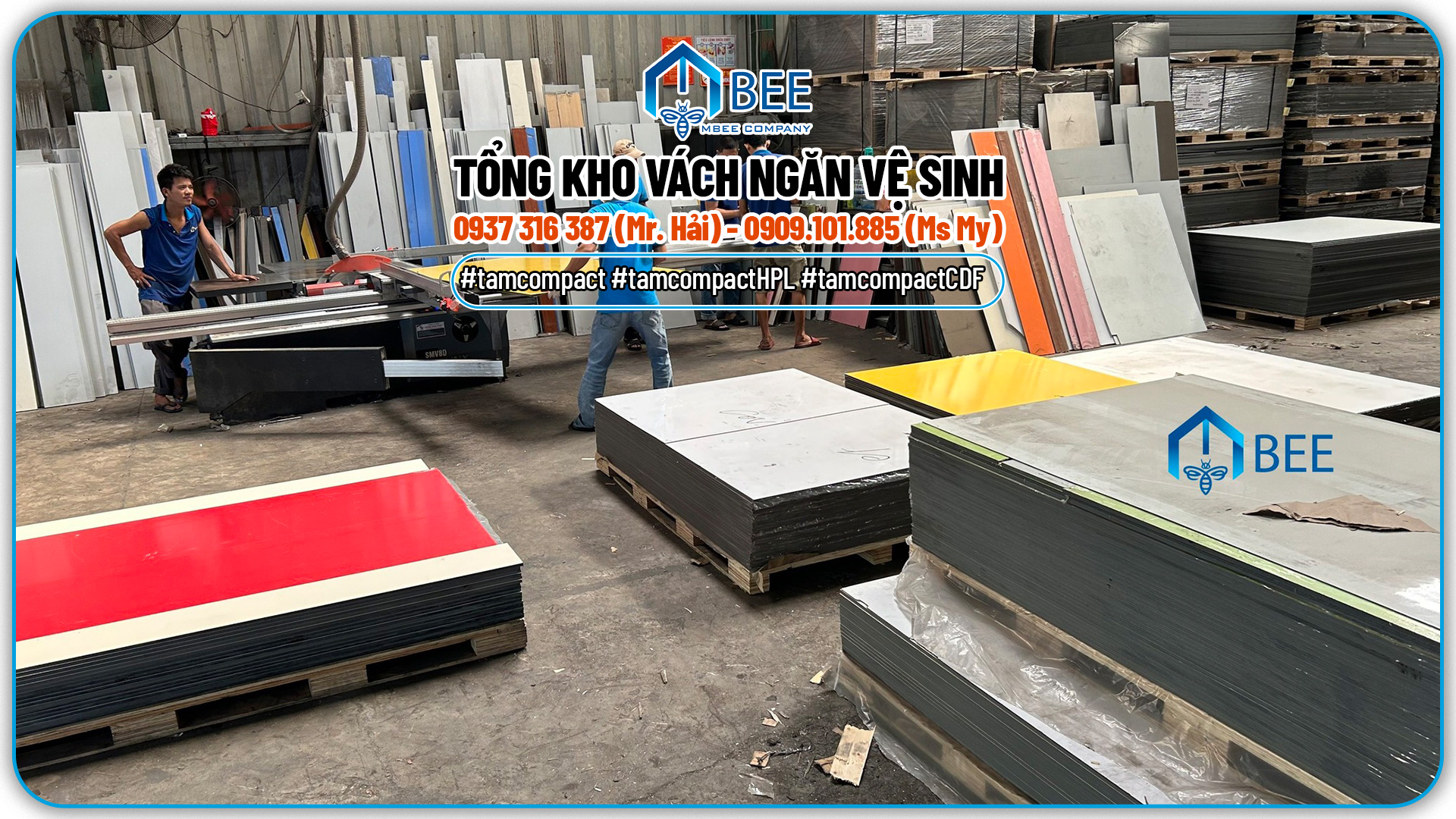MBEE Cung Cấp Vách Ngăn Vệ Sinh Tấm Compact Giao Nhanh Tới Đắk Lắk