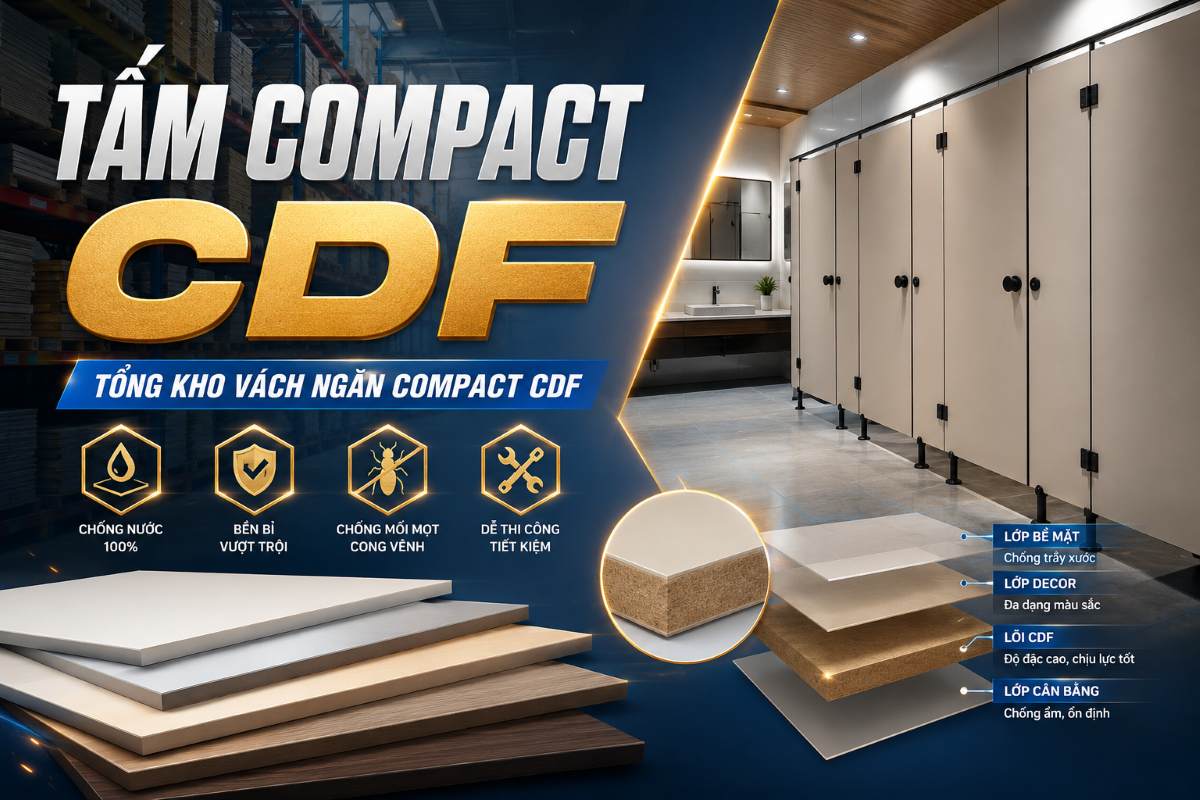 Tấm Compact CDF – Tổng kho vách ngăn Compact CDF