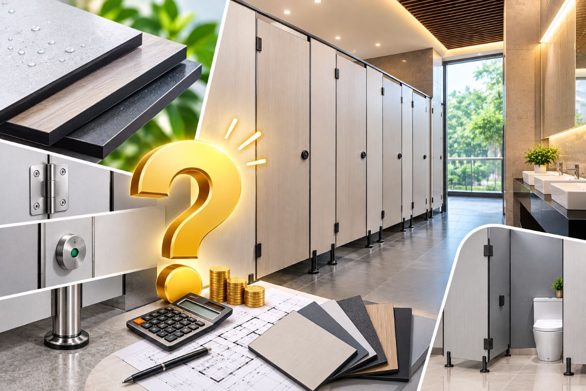 Vách Ngăn Vệ Sinh Tấm Compact CDF Giá Bao Nhiêu? | MBEE