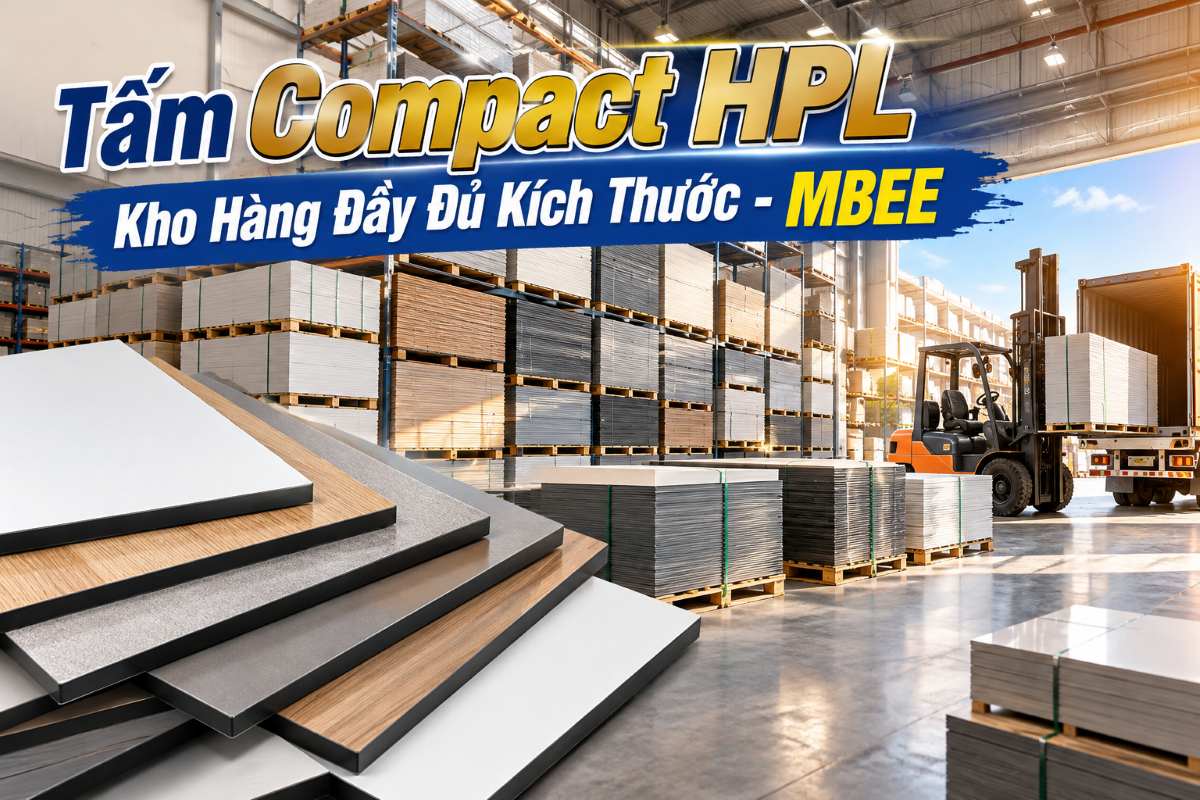 Tấm Compact HPL Kho Hàng Đầy Đủ Kích Thước - MBEE