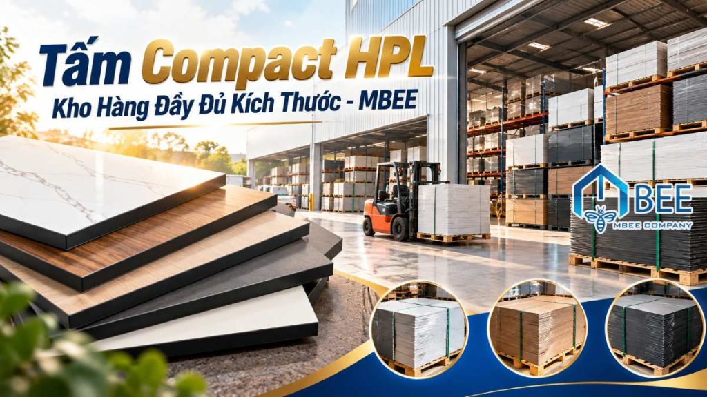 Tấm Compact HPL Kho Hàng Đầy Đủ Kích Thước - MBEE