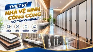 Thiết Kế Nhà Vệ Sinh Công Cộng Với Tấm Compact